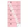 Avery Zweckform 831 Blocco comande per camerieri (Bonbuch), 105 x 198 mm, rosa, 2 x 50 fogli