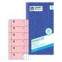 Avery Zweckform 831 Blocco comande per camerieri (Bonbuch), 105 x 198 mm, rosa, 2 x 50 fogli