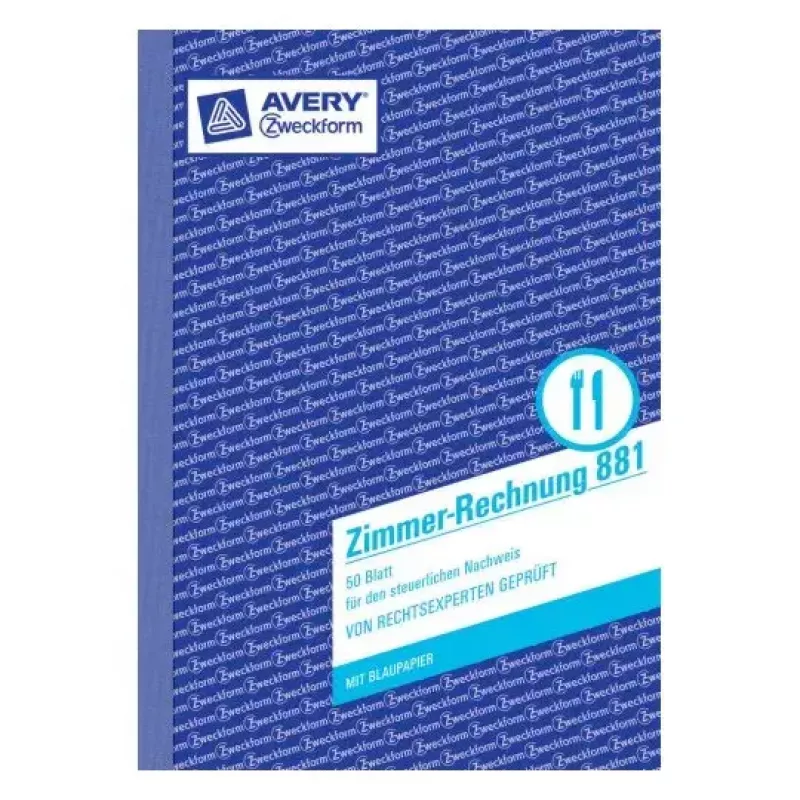 Registro amministrativo Avery 881 blu bianco