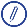 Quaderno A5 Avery 904 50 fogli blu bianco