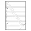 Quaderno A5 Avery 904 50 fogli blu bianco