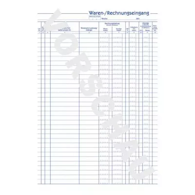Registro amministrativo Avery 930 blu bianco