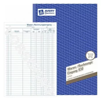 Registro amministrativo Avery 930 blu bianco