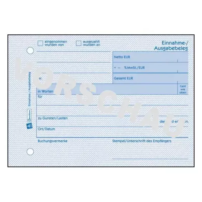 Registro amministrativo Avery 1205 blu bianco