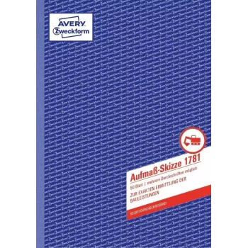 Libro/formulario contabile AVERY 1781 A4 50 pagine