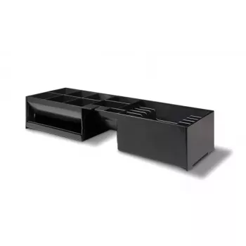 Safescan 4617T vassoio interno per cassetto portasoldi, nero