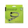 Lucchetto per cavo Navilock 20643 argento 1,8 m