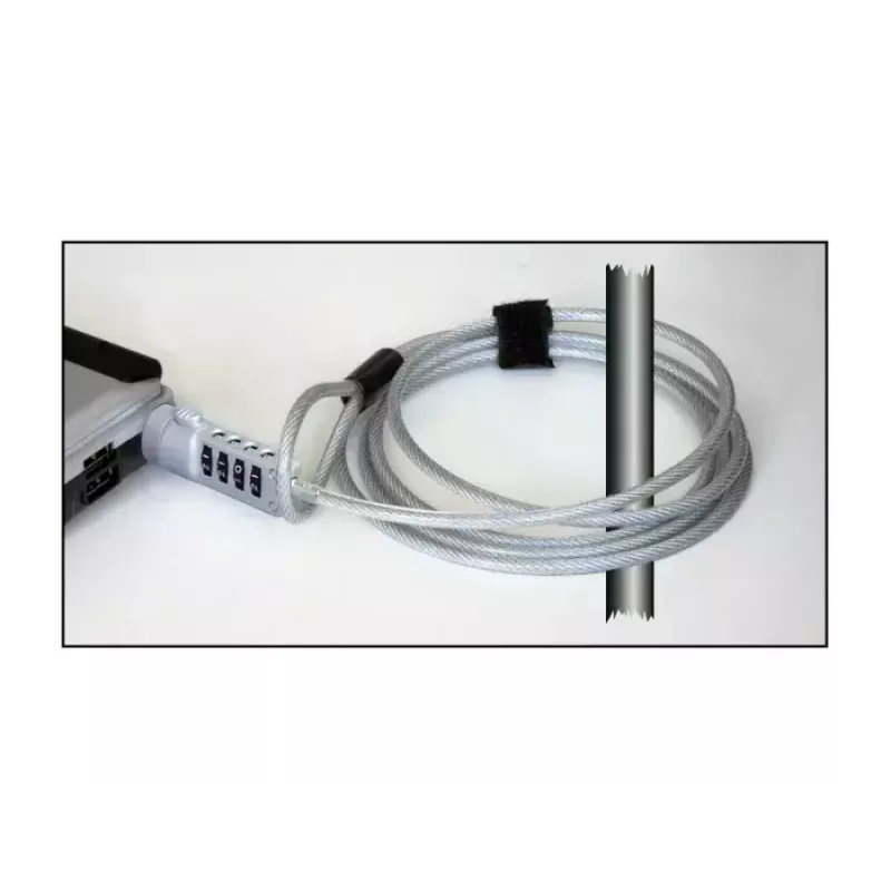 Lucchetto per cavo Navilock 20643 argento 1,8 m