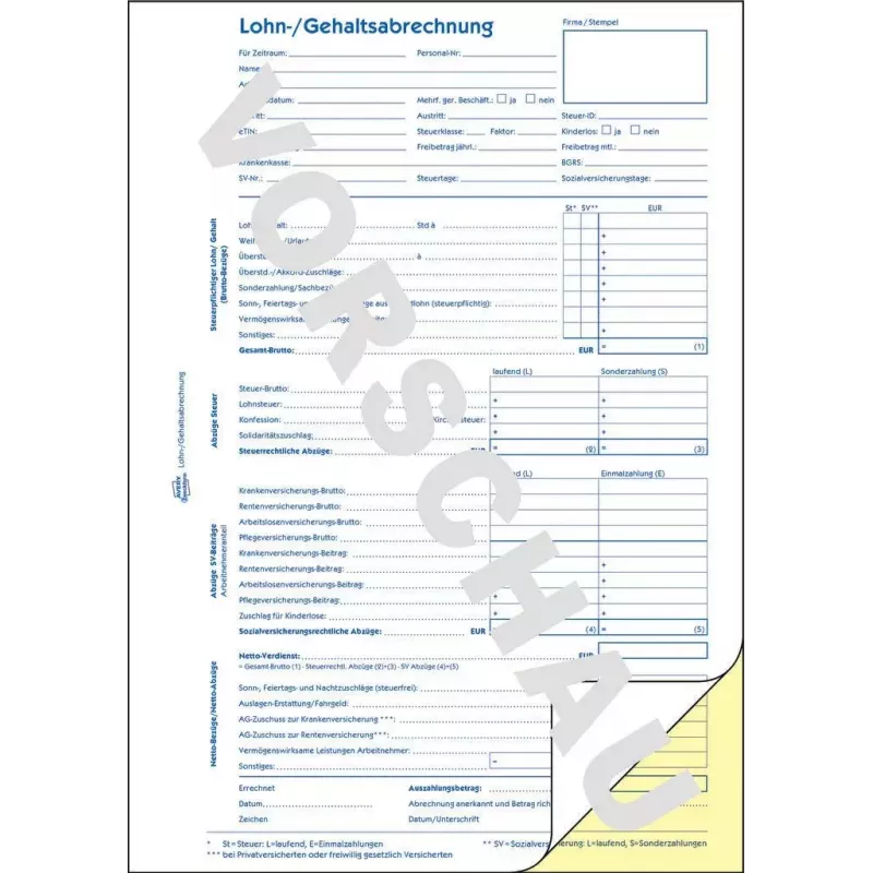 Modulo/libro contabile AVERY 1759 A4 40 pagine