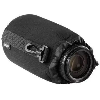 Hama 00126695 custodia/fodera per obiettivo fotografico nero neoprene