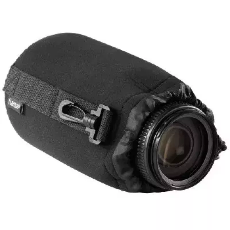 Hama 00126695 custodia per obiettivo, taglia L 130, neoprene, nera