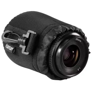 Hama 00126693 custodia/fodera per obiettivo fotografico nero neoprene
