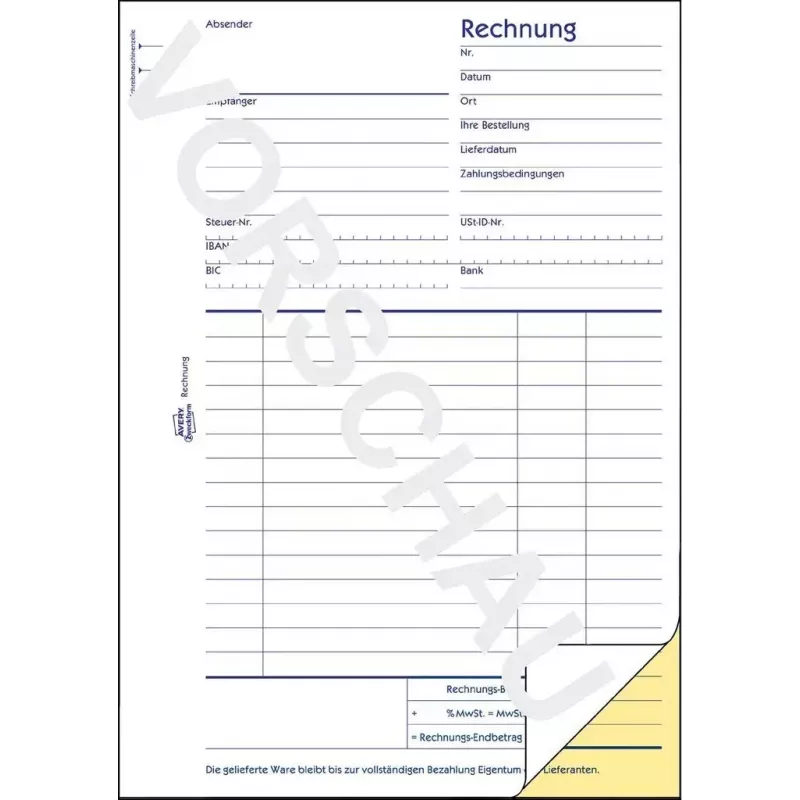 Registro contabile AVERY 1730-5 A5 40 pagine