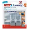 Gancio per asciugamani TESA 58812 per interni trasparente 2 pz.