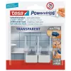 Gancio da cucina TESA 58811-00000 trasparente bianco 2 pezzi