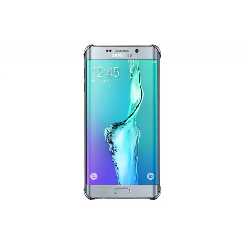 Samsung Clear Cover EF-QG928 cover posteriore per Galaxy S6 edge+, argento, trasparente