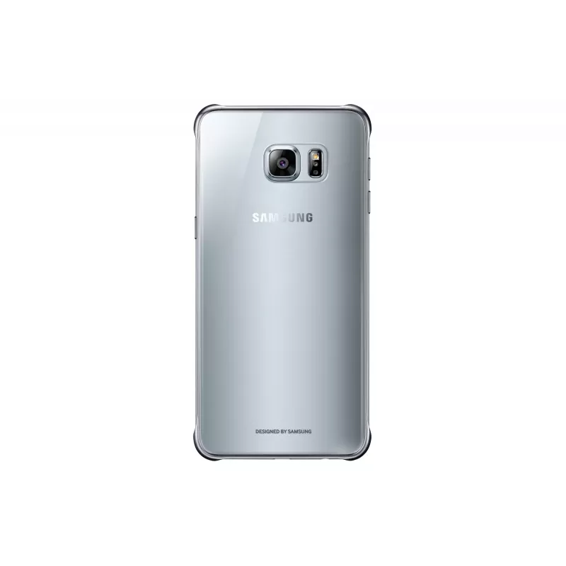 Samsung Clear Cover EF-QG928 cover posteriore per Galaxy S6 edge+, argento, trasparente