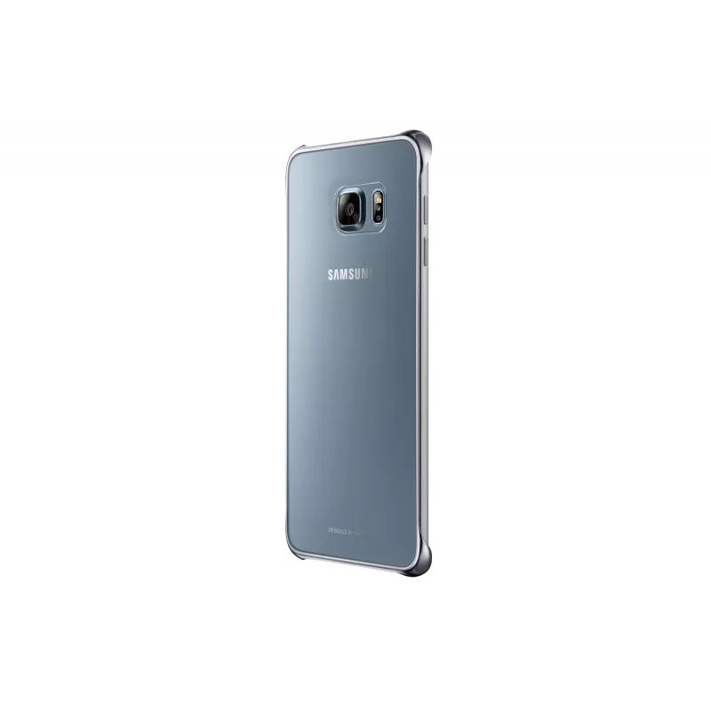 Samsung Clear Cover EF-QG928 cover posteriore per Galaxy S6 edge+, argento, trasparente