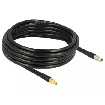 Cavo coassiale DeLOCK 5m SMA/SMA CFD400 LLC400 nero