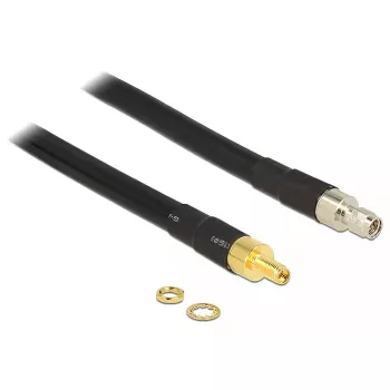 Cavo coassiale DeLOCK 5m SMA/SMA CFD400 LLC400 nero