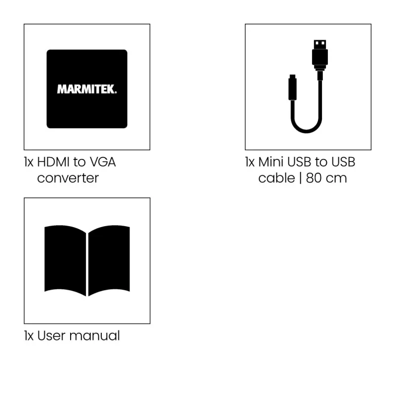 Marmitek Connect HV15 - Adattatore HDMI a VGA