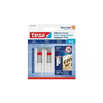 Gancio universale TESA 77765 per interni bianco 2 pz.