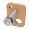 Gancio universale TESA 77902-00000 beige per interni ed esterni 2 pz.