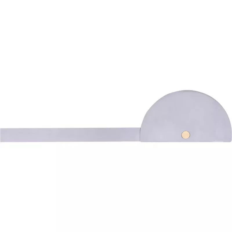 Goniometro semicircolare KS Tools 300.0700 acciaio inox opaco 220 mm