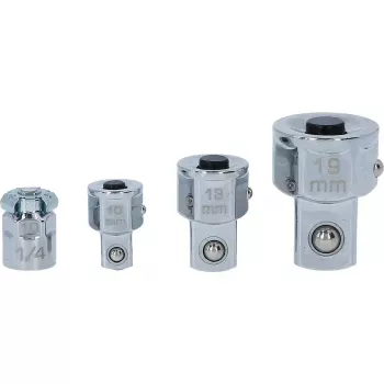 Set di chiavi a bussola KS Tools 503.4286 4 teste acciaio cromo-vanadio