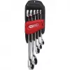 KS Tools GEARplus 503.4605 Set di chiavi combinate a cricchetto reversibili, 5 pz, 8-19 mm