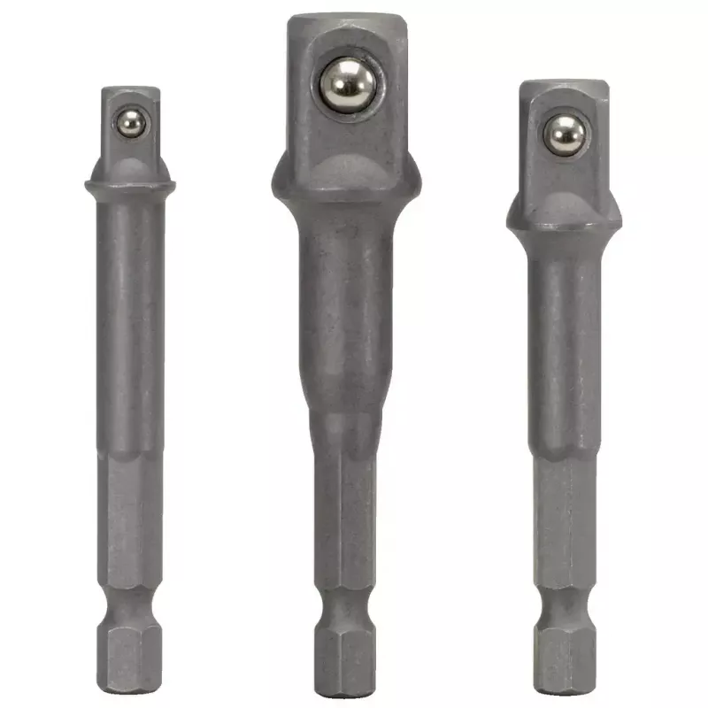 KS Tools 514.1105 Set di adattatori quadri da 1/4 di pollice, 3 pz