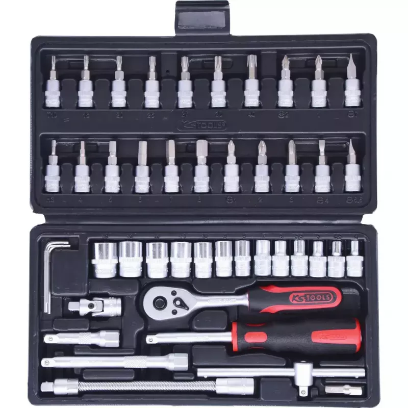 KS Tools 911.0646 Set di bussole da 1/4, 46 pz