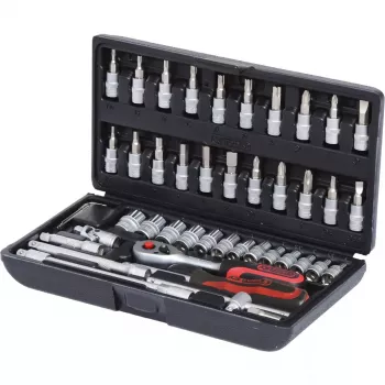KS Tools 911.0646 Set di bussole da 1/4, 46 pz