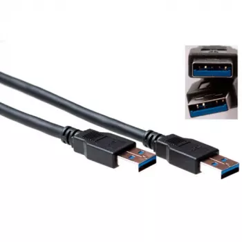 Cavo USB ACT USB 3.0 connettore maschio A - connettore maschio USB A 2,00 m