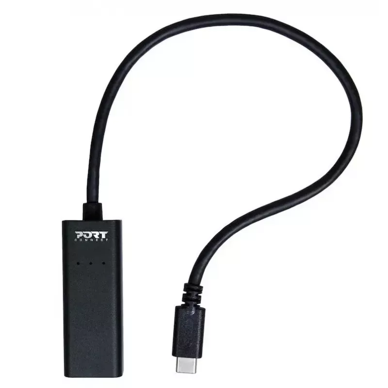 PORT Designs PORT Connect Adattatore di rete da USB-C a Gigabit Ethernet