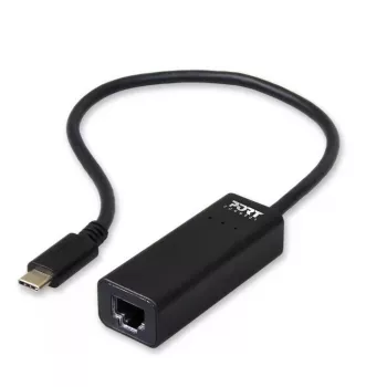 PORT Designs PORT Connect Adattatore di rete da USB-C a Gigabit Ethernet