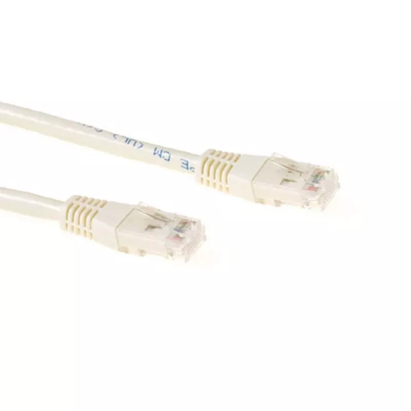 ACT avorio 3 metri cavo patch U/UTP CAT6 con connettori RJ45