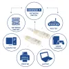 ACT avorio 5 metri cavo patch U/UTP CAT6 con connettori RJ45