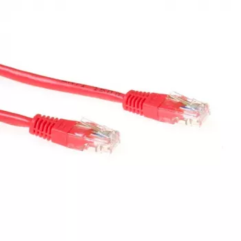 ACT rosso 2 metri cavo patch U/UTP CAT6 con connettori RJ45