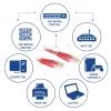 ACT rosso 20 metri cavo patch U/UTP CAT6 con connettori RJ45