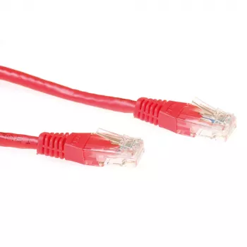 ACT rosso 1,5 metri cavo patch U/UTP CAT6 con connettori RJ45