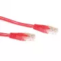 ACT rosso 1,5 metri cavo patch U/UTP CAT6 con connettori RJ45