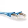 ACT Blu 10 metri LSZH S/FTP CAT6A cavo patch con protezione rastnasenschutz e connettori RJ45