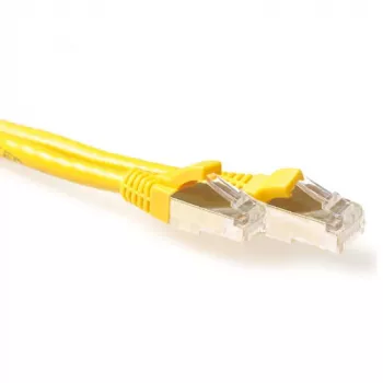 ACT Giallo 0,5 metri LSZH SFTP CAT6A cavo patch rastnasenlos con connettori RJ45
