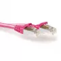 ACT Rosa 1,5 m LSZH SFTP CAT6A cavo patch rastnasenfrei con connettori RJ45
