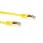 Cavo patch ACT giallo 30 metri LSZH SFTP CAT6 con connettori RJ45