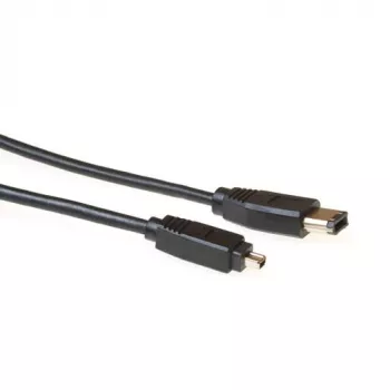 Cavo di collegamento ACT Firewire IEEE1394 connettore 6 pin - connettore 4 pin 4,50 m