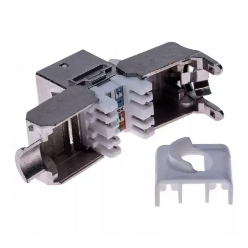 Modulo keystone Dexlan 272928 piatto grigio RJ-45