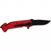 Coltello tascabile Camper/Scout KS Tools 907.2220 nero rosso