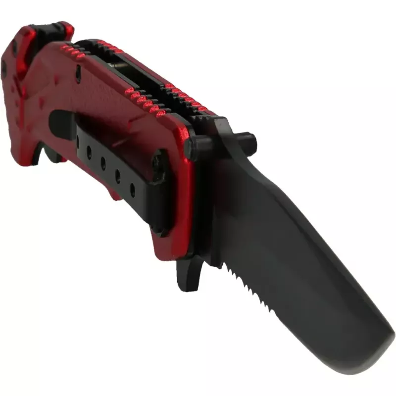 Coltello tascabile Camper/Scout KS Tools 907.2220 nero rosso